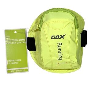 GOX Running Phone Armband Armbag Sweatproof Reflective NWT